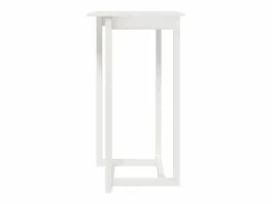 vidaxl Set de bar 3 piezas madera maciza de pino Blanco Clearance