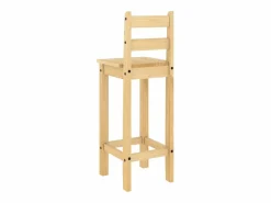Set de bar 5 piezas madera maciza de pino^vidaxl New