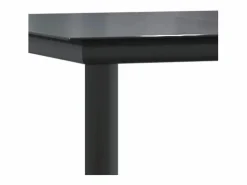Clicnbuy Set de comedor de jardín 7 piezas y cojines ratán sintético Negro New