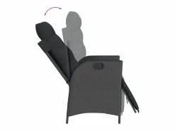Clicnbuy Comedores De Jardín|Set de comedor de jardín 7 piezas y cojines ratán sintético