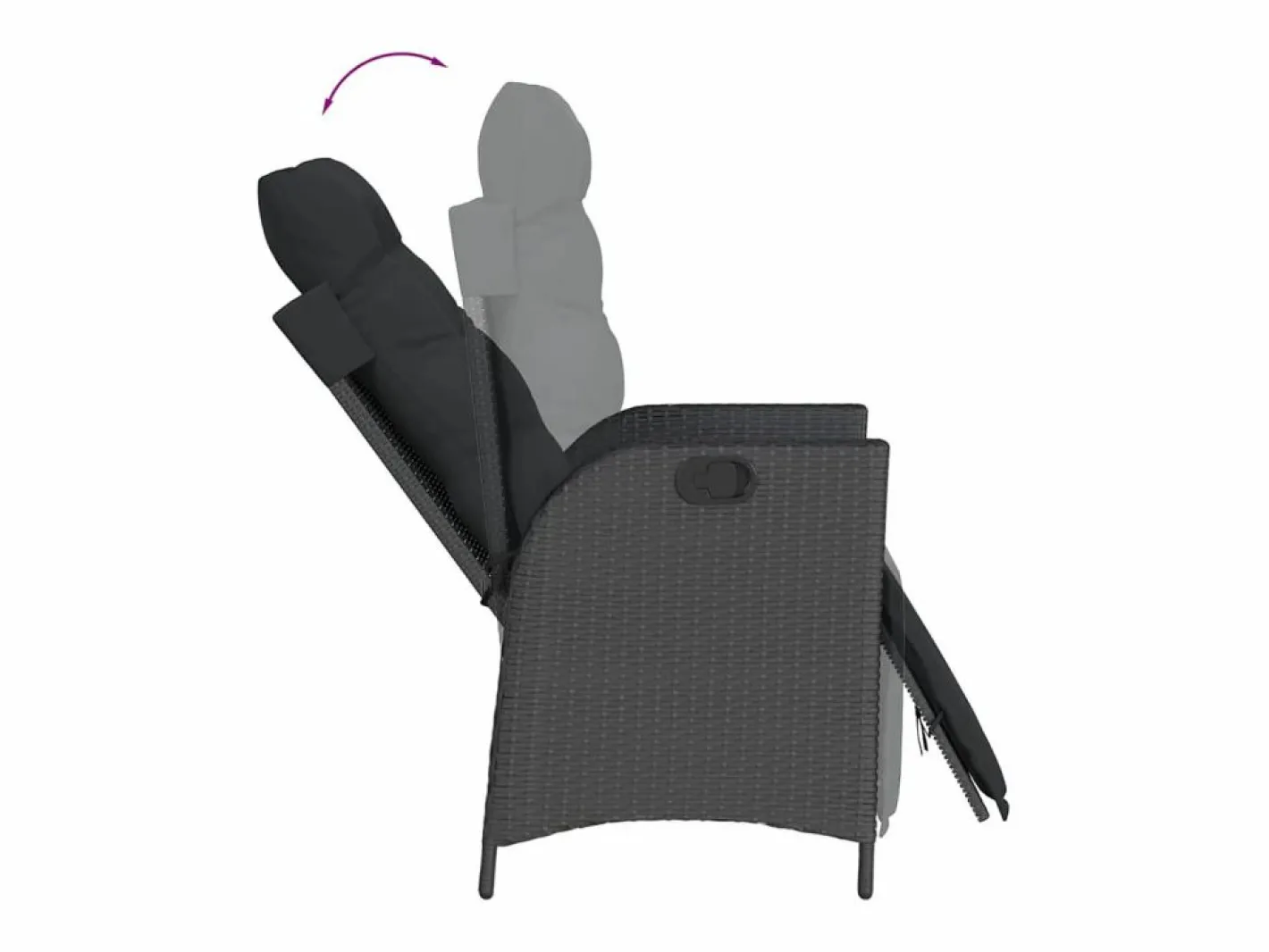 Clicnbuy Comedores De Jardín|Set de comedor de jardín 7 piezas y cojines ratán sintético