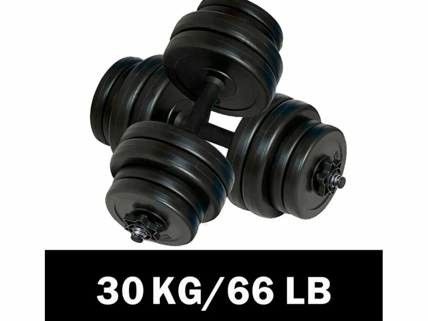 Set de mancuernas Power Plus 30kg^vidaxl Clearance