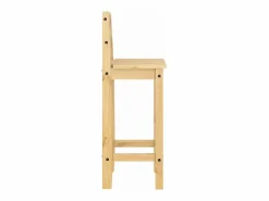 Set de mesa alta y taburetes de bar 3 pzas madera maciza pino^vidaxl