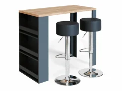 Set de mesa de bar roble 57x117x106^Vicco Clearance