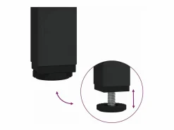 vidaxl Estantería Sobre Inodoro|Set de muebles baño 3 pzas madera contrachapada roble ahumado