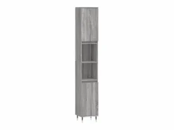 vidaxl Estantería Sobre Inodoro|Set de muebles de baño 3 pzas madera contrachapada sonoma