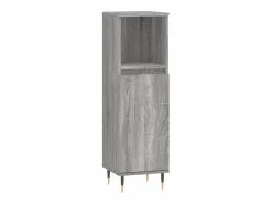 vidaxl Estantería Sobre Inodoro|Set de muebles de baño 3 pzas madera contrachapada sonoma