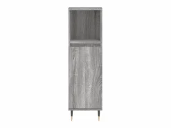 vidaxl Estantería Sobre Inodoro|Set de muebles de baño 3 pzas madera contrachapada sonoma