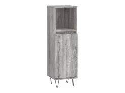 vidaxl Estantería Sobre Inodoro|Set de muebles de baño 3 pzas madera contrachapada sonoma