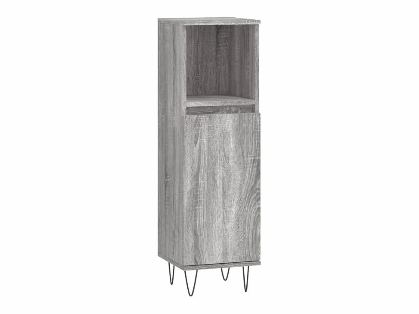 vidaxl Estantería Sobre Inodoro|Set de muebles de baño 3 pzas madera contrachapada sonoma