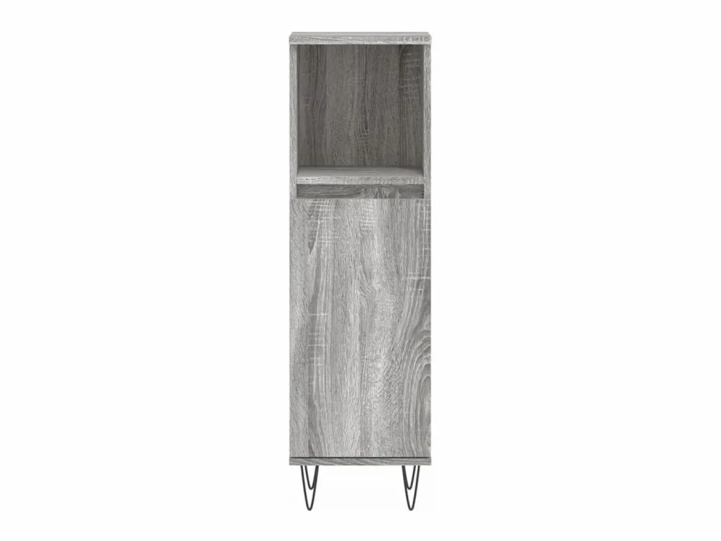vidaxl Estantería Sobre Inodoro|Set de muebles de baño 3 pzas madera contrachapada sonoma