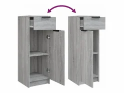 Set de muebles de baño 5 pzas madera contrachapada sonoma^vidaxl Discount