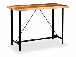 Set de muebles de bar 7 piezas madera de acacia y reciclada^vidaxl Discount