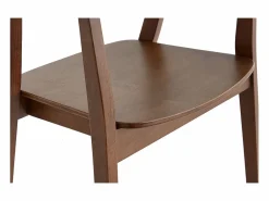 Set de 2 sillas nórdicas de madera oscura BAHIA^Miliboo New