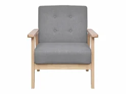 Clicnbuy Conjunto Sofás|Set de sofás de 2 piezas de tela claro