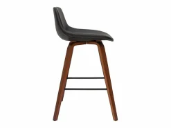 Set de 2 taburetes de cocina de diseño y nogal 65 cm NONIE^Miliboo Discount