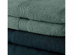 Today Textil De Baño|Textil De Baño|Set de Toallas 5 peacock + 5 cecidon 50 x 90 cm (10 Unidades)
