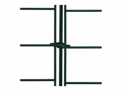 Set de valla de jardín arqueada 77,3x26 cm ES639510 Verde Discount