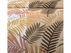 Soleil d'ocre Ropa De Cama|Juego De Sábanas|Set funda edredón de algodón 57 hilos 240x220 cm JUNGLE white