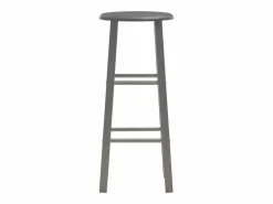 Set mesa y sillas altas de cocina 3 pzas madera acero antracita^vidaxl Online