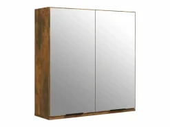 vidaxl Estantería Sobre Inodoro|Set muebles de baño 5 piezas madera contrachapada roble ahumado