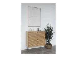 Set van 2 AOSTA opbergmanden – Natuurlijke jute met leren handvatten^Les Tendances Hot