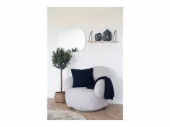 Set van 2 AOSTA opbergmanden – Natuurlijke jute met leren handvatten^Les Tendances Hot