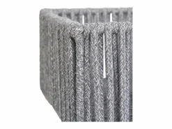 Les Tendances Set van 3 ARESE opbergmanden – Grijs katoen en metaal Gris Hot