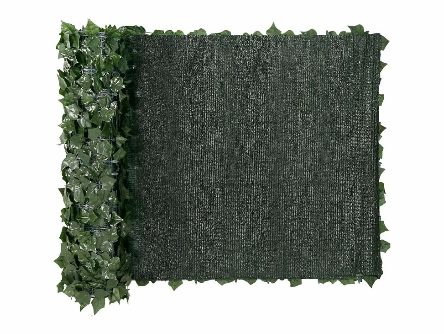 Cercados Y Ocultación|Seto Artificial SucceBuy Valla de Hoja de Hiedra Artificial, 99.06 x 248.92 cm, con Respaldo de Malla