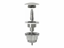 Sifón De Lavabo Klik-Klak Universal Brush Nickel^Rea