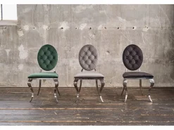 silla - terciopelo - LINDA^Kawola Outlet