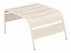 Silla baja apilable de jardín + reposapiés - metal - - MIRMANDE de^MYLIA Online