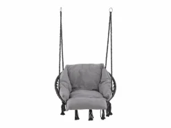 ebuy24 Silla colgante Hamtic incl. cojín . Gris Hot