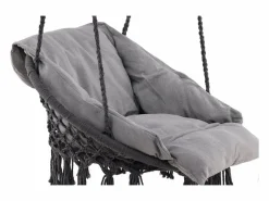 ebuy24 Silla colgante Hamtic incl. cojín . Gris Hot