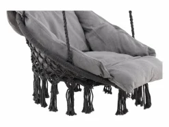ebuy24 Silla colgante Hamtic incl. cojín . Gris Hot