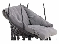 ebuy24 Silla colgante Hamtic incl. cojín . Gris Hot