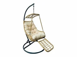 Silla Colgante Yoevu - con reposapiés para interior y exterior - YV-RELAXCHAIR Beige Sale