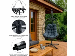 Sillón Colgante|Silla Colgante Yoevu - para interior y exterior - YV-SWINGCHAIR