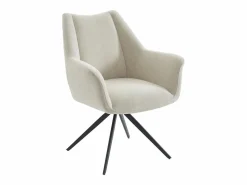Maison Céphy Sillas Y Lotes De Sillas|Silla con reposabrazos de tela y metal negro - - KARDESA de