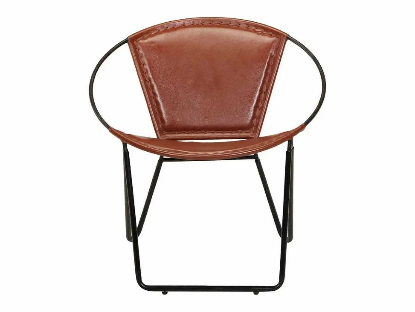 Silla de cuero auténtico marrón^vidaxl Clearance