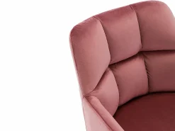 Vente-unique Silla De Escritorio|Silla de escritorio de terciopelo altura regulable PEGA
