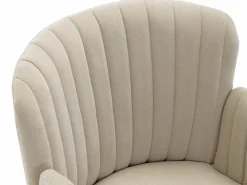 Silla de escritorio de tela y acero negro con altura ajustable - TOARA^Vente-unique New