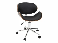 Silla de escritorio diseño y madera WALNUT^Miliboo