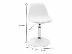 Miliboo Silla de escritorio diseño infantil STEEVY Blanco Sale