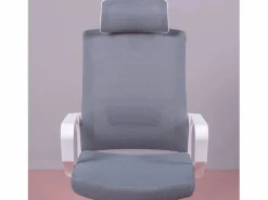 Nest Dream Silla De Escritorio|Silla de escritorio ergonómica en malla transpirable y reposacabezas ajustable - Mesh - Gris Oscuro