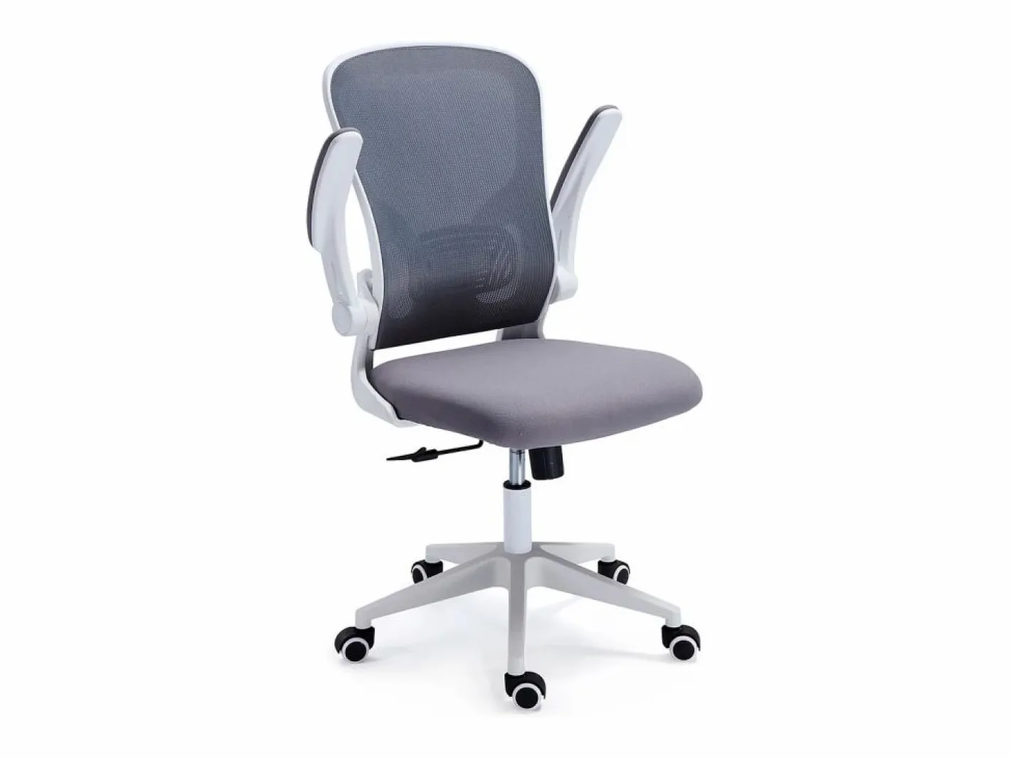 ADEC Silla de escritorio Lexi giratoria altura regulable /blanco Gris Hot