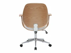 Miliboo Silla De Oficina|Silla de escritorio moderna tejido claro YORKE