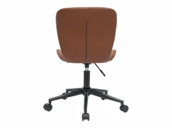 Silla de escritorio moderna marrón JOSH^Miliboo Outlet