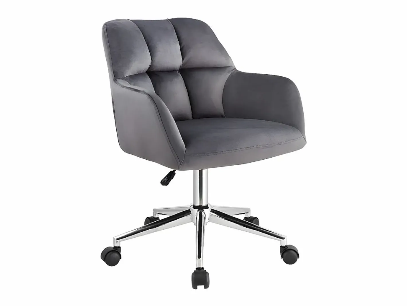 Vente-unique Silla De Escritorio|Silla de escritorio terciopelo altura regulable PEGA