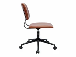 Silla de escritorio vintage marrón LAB^Miliboo Clearance